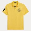 Sarı Erkek Ralph Lauren Klasik Kesim Crest File Polo Tişörtleri Sarı Erkek Ralph Lauren Klasik Kesim Crest File Polo Tişörtleri