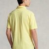 Sarı Erkek Ralph Lauren Klasik Kesim Pamuklu-Keten Polo Tişörtler Sarı Erkek Ralph Lauren Klasik Kesim Pamuklu-Keten Polo Tişörtler