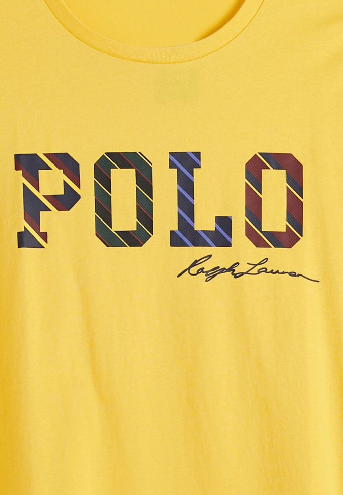 Sarı Erkek Ralph Lauren Logolu Yuvarlak Yaka Tişörtler Sarı Erkek Ralph Lauren Logolu Yuvarlak Yaka Tişörtler