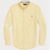Sarı Erkek Ralph Lauren Slim Fit Oxford Gömlekler Sarı Erkek Ralph Lauren Slim Fit Oxford Gömlekler