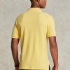 Sarı Erkek Ralph Lauren Özel Slim Fit File Polo Tişörtleri Sarı Erkek Ralph Lauren Özel Slim Fit File Polo Tişörtleri