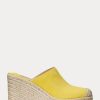 Sarı Kadın Ralph Lauren Pennie Süet Espadril
