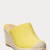 Sarı Kadın Ralph Lauren Pennie Süet Espadril