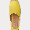 Sarı Kadın Ralph Lauren Pennie Süet Espadril