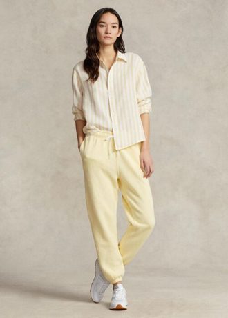 Sarı Kadın Ralph Lauren Polar Atletizm Pantolonu