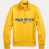 Sarı Kadın Ralph Lauren Polo Spor Polar Sweatshirt Sarı Kadın Ralph Lauren Polo Spor Polar Sweatshirt