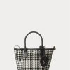 Siyah/Beyaz Balık Sırtı Desenli Kadın Ralph Lauren Balık Sırtı Desenli Mini Bellport Tote Çantalar Siyah/Beyaz Balık Sırtı Desenli Kadın Ralph Lauren Balık Sırtı Desenli Mini Bellport Tote Çantalar