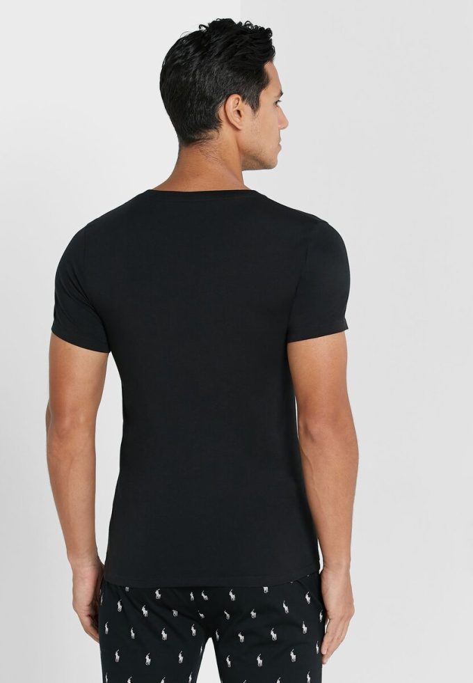 Siyah Erkek Ralph Lauren 2’li Paket Temel Yuvarlak Yaka Tişörtler Siyah Erkek Ralph Lauren 2’li Paket Temel Yuvarlak Yaka Tişörtler