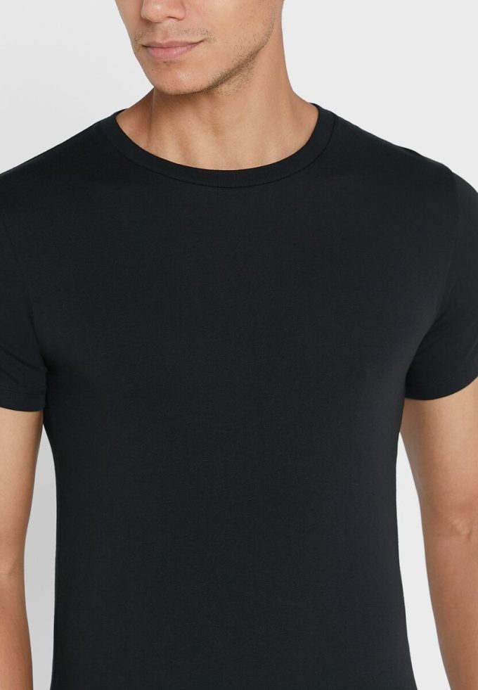 Siyah Erkek Ralph Lauren 2’li Paket Temel Yuvarlak Yaka Tişörtler Siyah Erkek Ralph Lauren 2’li Paket Temel Yuvarlak Yaka Tişörtler