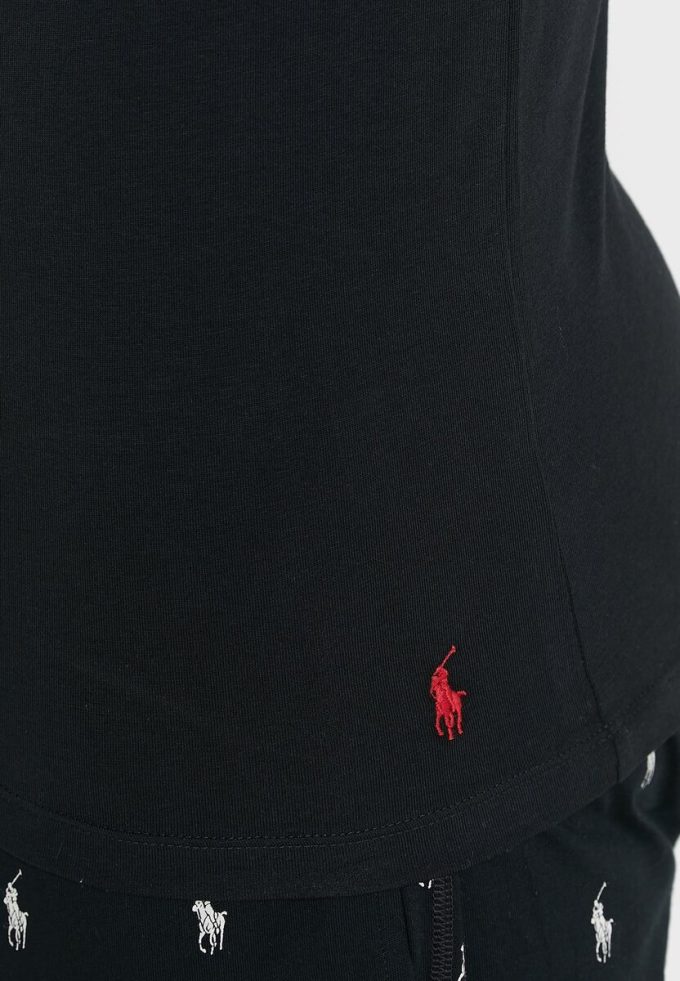 Siyah Erkek Ralph Lauren 2’li Paket Temel Yuvarlak Yaka Tişörtler Siyah Erkek Ralph Lauren 2’li Paket Temel Yuvarlak Yaka Tişörtler