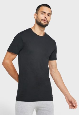 Siyah Erkek Ralph Lauren 3’lü Paket Çeşitli Yuvarlak Yaka Tişörtler