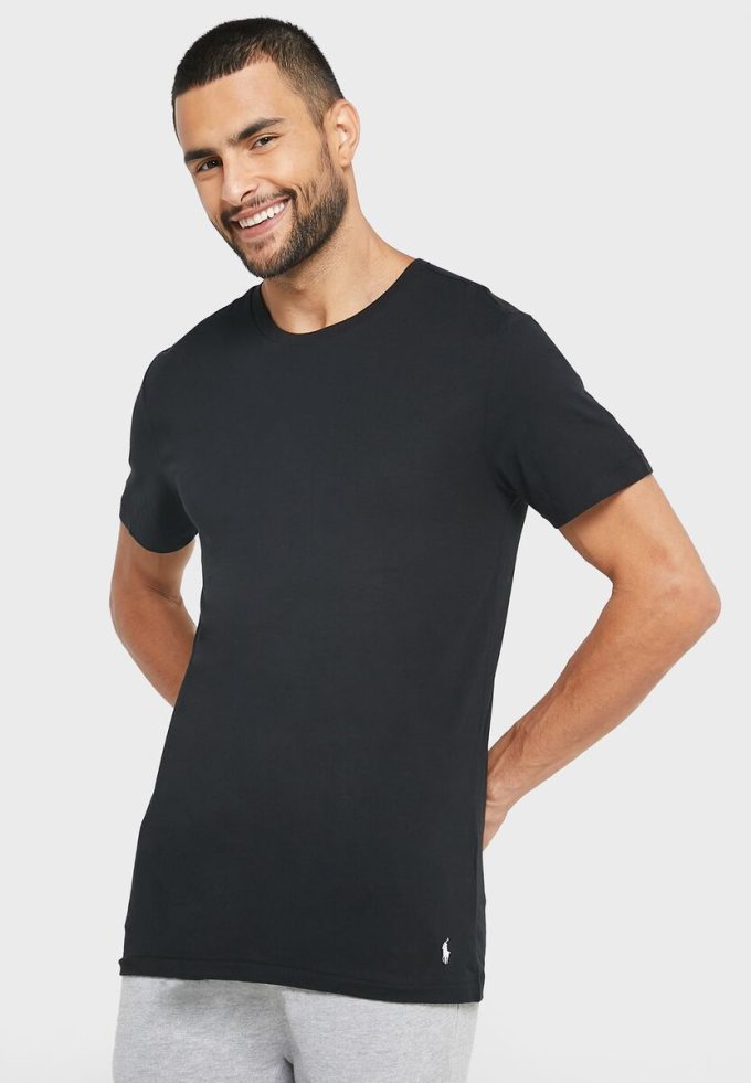 Siyah Erkek Ralph Lauren 3’lü Paket Çeşitli Yuvarlak Yaka Tişörtler Siyah Erkek Ralph Lauren 3’lü Paket Çeşitli Yuvarlak Yaka Tişörtler