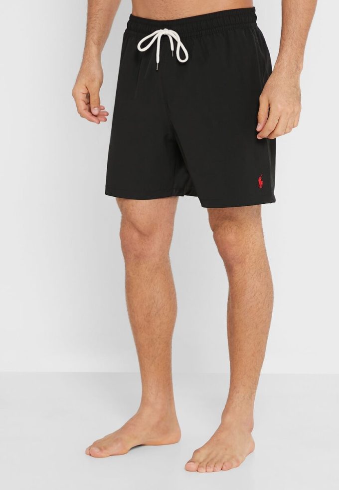 Siyah Erkek Ralph Lauren Bağcıklı Mayo Şortu Siyah Erkek Ralph Lauren Bağcıklı Mayo Şortu
