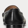Siyah Erkek Ralph Lauren Chalmers Cilalı Dana Derisi Penny Loafer’lar Siyah Erkek Ralph Lauren Chalmers Cilalı Dana Derisi Penny Loafer’lar