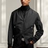 Siyah Erkek Ralph Lauren Drayton Pamuk Karışımlı Bomber Ceketler Siyah Erkek Ralph Lauren Drayton Pamuk Karışımlı Bomber Ceketler
