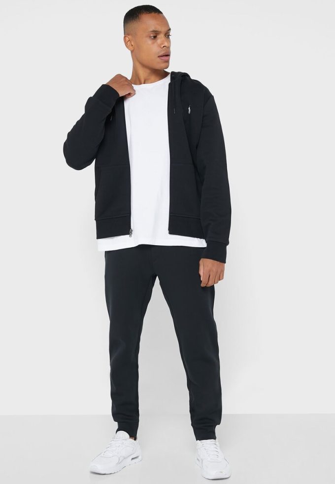 Siyah Erkek Ralph Lauren Essential Kapüşonlu Üst Siyah Erkek Ralph Lauren Essential Kapüşonlu Üst