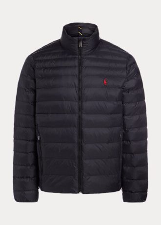 Siyah Erkek Ralph Lauren Katlanabilir Ceketler