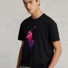 Siyah Erkek Ralph Lauren Klasik Kesim Büyük Pony Jersey Tişörtleri Siyah Erkek Ralph Lauren Klasik Kesim Büyük Pony Jersey Tişörtleri