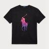 Siyah Erkek Ralph Lauren Klasik Kesim Büyük Pony Jersey Tişörtleri Siyah Erkek Ralph Lauren Klasik Kesim Büyük Pony Jersey Tişörtleri