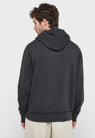 Siyah Erkek Ralph Lauren Logolu Kapüşonlu Üst