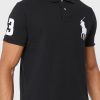 Siyah Erkek Ralph Lauren Logolu Polo Tişörtler Siyah Erkek Ralph Lauren Logolu Polo Tişörtler