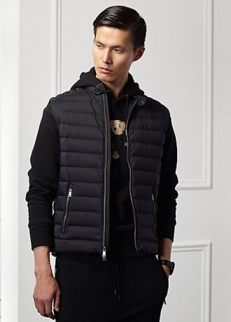 Siyah Erkek Ralph Lauren Otis Süet Gömlek Ceketler