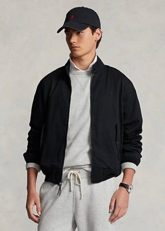 Siyah Erkek Ralph Lauren Pamuklu Twill Ceketler