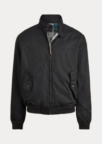 Siyah Erkek Ralph Lauren Pamuklu Twill Ceketler