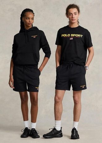 Siyah Erkek Ralph Lauren Polo Spor Polar Şort