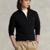 Siyah Erkek Ralph Lauren Örgülü Pamuklu Çeyrek Fermuarlı Kazak Siyah Erkek Ralph Lauren Örgülü Pamuklu Çeyrek Fermuarlı Kazak