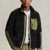 Siyah Erkek Ralph Lauren Rüzgar Engelleyici Hibrit Ceketler Siyah Erkek Ralph Lauren Rüzgar Engelleyici Hibrit Ceketler
