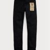 Siyah Erkek Ralph Lauren Slim Fit Siyah Üstü Siyah Kenarlı Kot Pantolon Siyah Erkek Ralph Lauren Slim Fit Siyah Üstü Siyah Kenarlı Kot Pantolon
