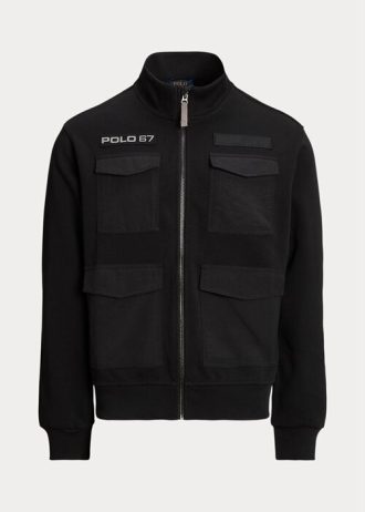 Siyah Erkek Ralph Lauren Su Geçirmez Hibrit Ceketler