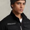 Siyah Erkek Ralph Lauren Su Geçirmez Hibrit Ceketler Siyah Erkek Ralph Lauren Su Geçirmez Hibrit Ceketler