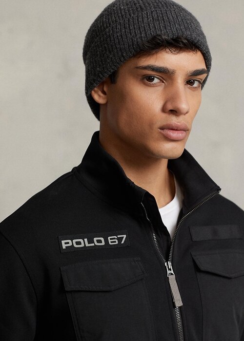 Siyah Erkek Ralph Lauren Su Geçirmez Hibrit Ceketler Siyah Erkek Ralph Lauren Su Geçirmez Hibrit Ceketler