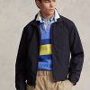 Siyah Erkek Ralph Lauren Su Geçirmez Katlanabilir Ceketler Siyah Erkek Ralph Lauren Su Geçirmez Katlanabilir Ceketler