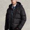 Siyah Erkek Ralph Lauren Su Geçirmez Kaz Tüyü Montlar Siyah Erkek Ralph Lauren Su Geçirmez Kaz Tüyü Montlar
