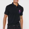 Siyah Erkek Ralph Lauren Temel Polo Tişörtleri Siyah Erkek Ralph Lauren Temel Polo Tişörtleri