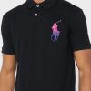 Siyah Erkek Ralph Lauren Temel Polo Tişörtleri Siyah Erkek Ralph Lauren Temel Polo Tişörtleri