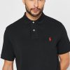 Siyah Erkek Ralph Lauren Temel Polo Tişörtleri Siyah Erkek Ralph Lauren Temel Polo Tişörtleri