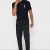 Siyah Erkek Ralph Lauren Temel Polo Tişörtleri Siyah Erkek Ralph Lauren Temel Polo Tişörtleri