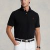 Siyah Erkek Ralph Lauren The Iconic Mesh Polo Tişörtleri