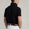Siyah Erkek Ralph Lauren The Iconic Mesh Polo Tişörtleri
