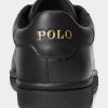 Siyah Erkek Ralph Lauren Wilton Deri Spor Ayakkabı Siyah Erkek Ralph Lauren Wilton Deri Spor Ayakkabı