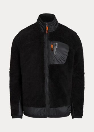 Siyah Erkek Ralph Lauren Yığın Polar Ceketler