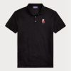 Siyah Erkek Ralph Lauren Özel Slim Fit Ayı Polo Tişörtleri Siyah Erkek Ralph Lauren Özel Slim Fit Ayı Polo Tişörtleri