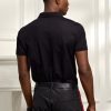 Siyah Erkek Ralph Lauren Özel Slim Fit Ayı Polo Tişörtleri Siyah Erkek Ralph Lauren Özel Slim Fit Ayı Polo Tişörtleri