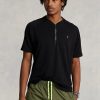 Siyah Erkek Ralph Lauren Özel Slim Fit Performans Forması Tişörtleri Siyah Erkek Ralph Lauren Özel Slim Fit Performans Forması Tişörtleri