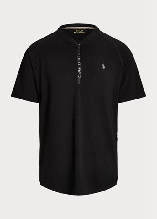 Siyah Erkek Ralph Lauren Özel Slim Fit Performans Forması Tişörtleri Siyah Erkek Ralph Lauren Özel Slim Fit Performans Forması Tişörtleri