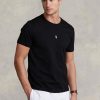 Siyah Erkek Ralph Lauren Özel Slim Fit Yuvarlak Yaka Tişörtler Siyah Erkek Ralph Lauren Özel Slim Fit Yuvarlak Yaka Tişörtler
